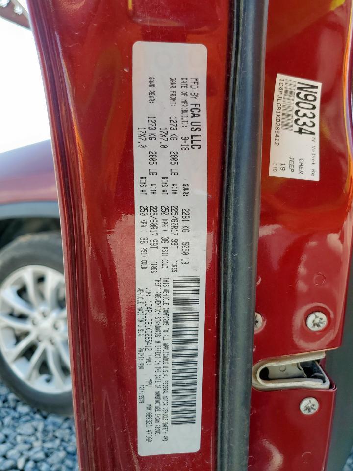 2019 JEEP CHEROKEE