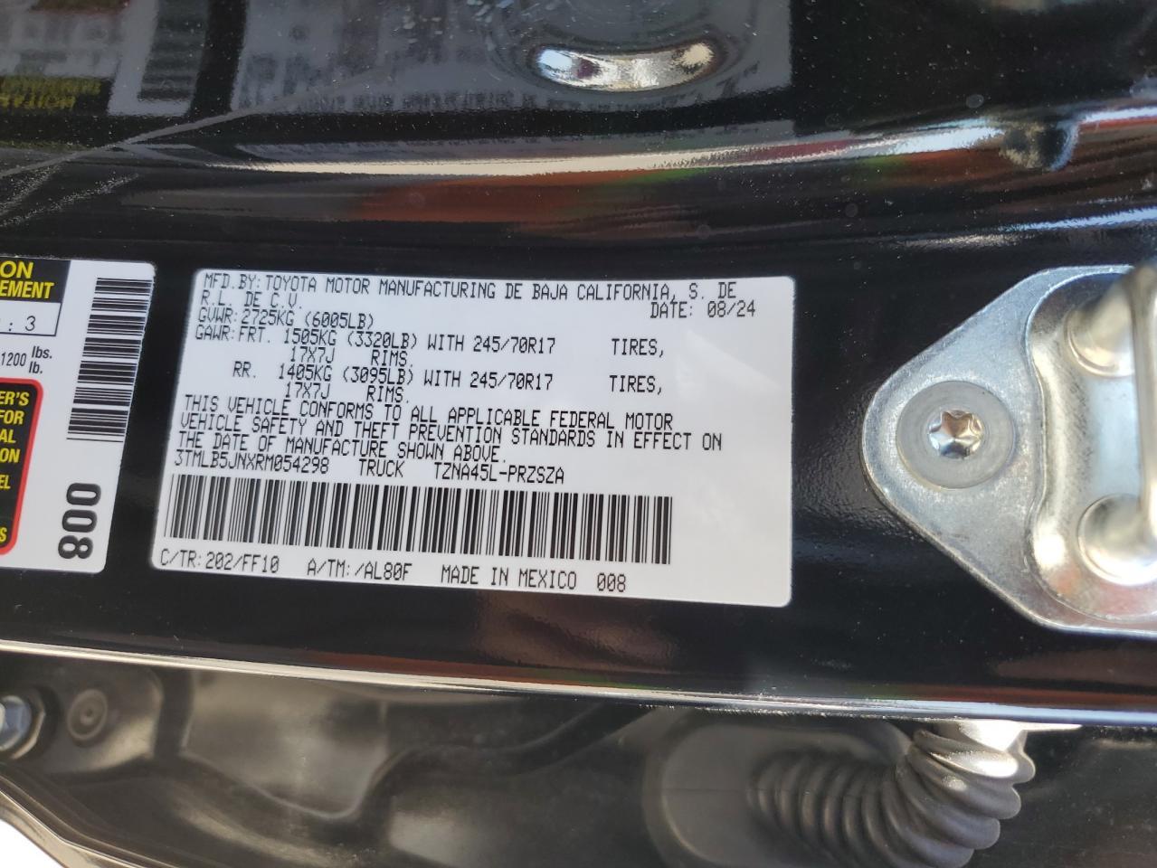 2024 TOYOTA TACOMA