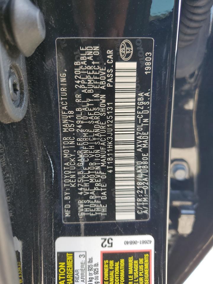 2018 TOYOTA CAMRY