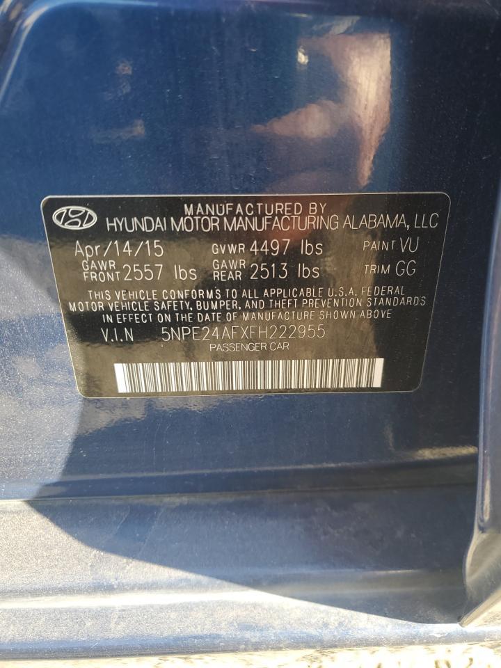 2015 HYUNDAI SONATA