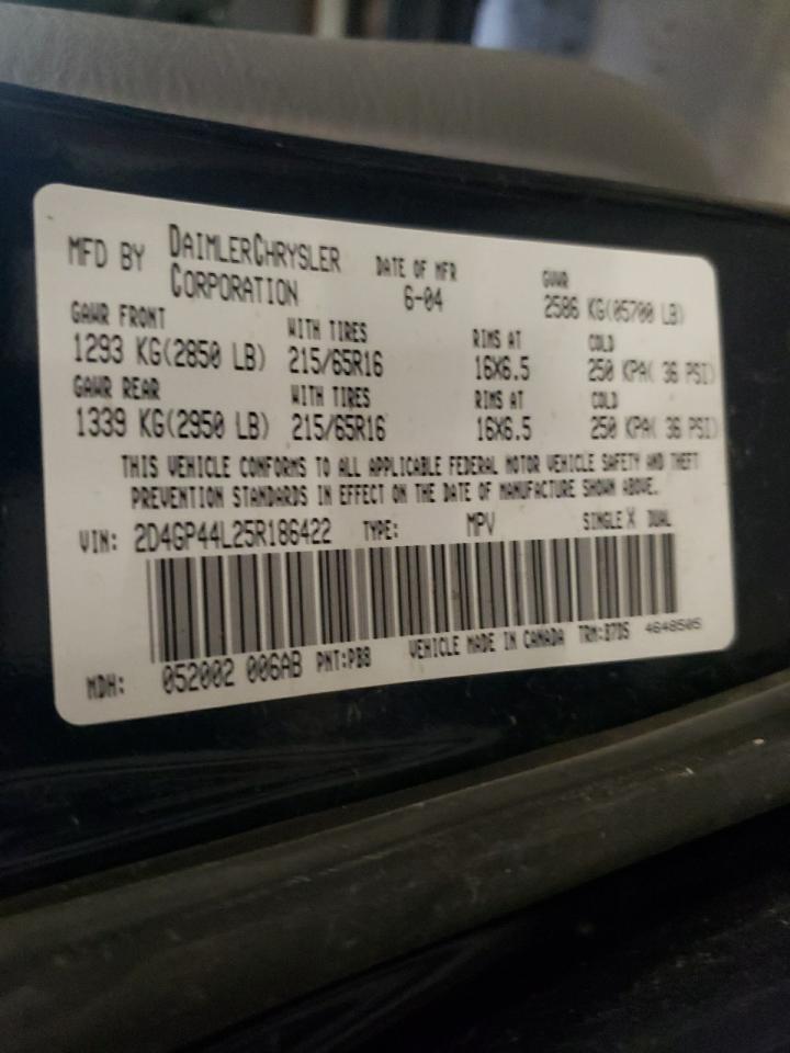 2005 DODGE GRAND CARAVAN