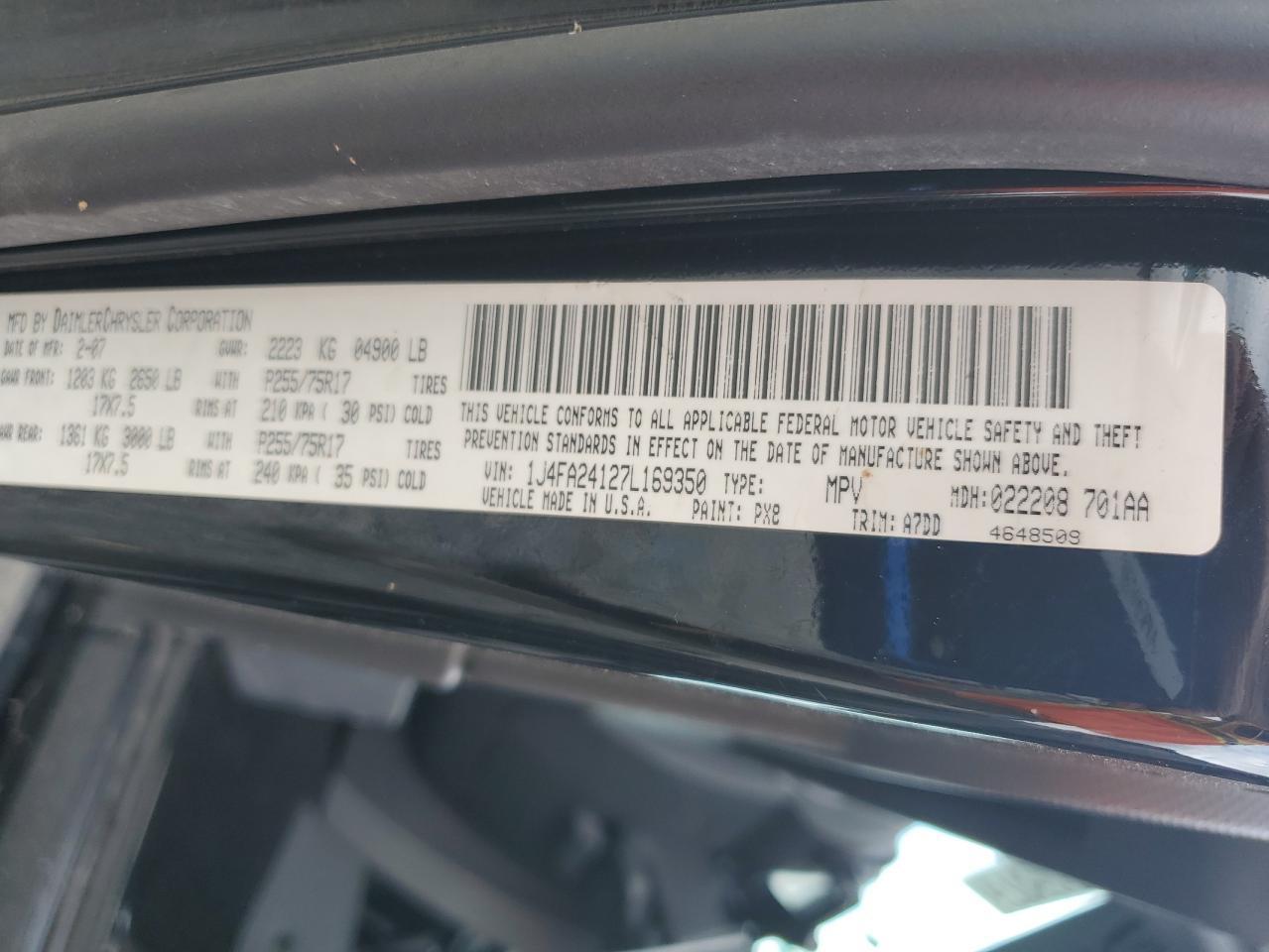 2007 JEEP WRANGLER