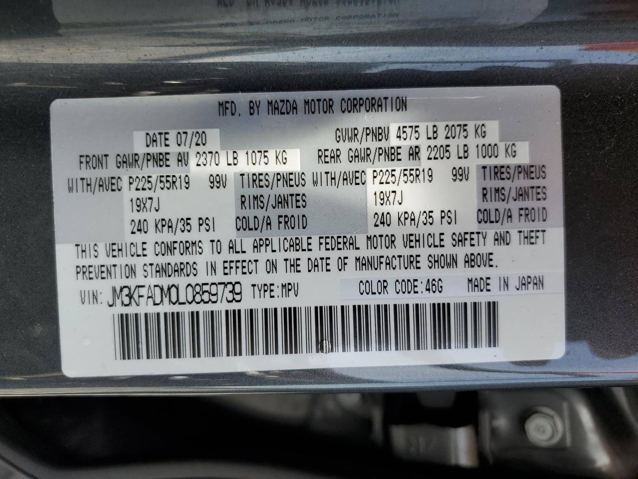 2020 MAZDA CX-5