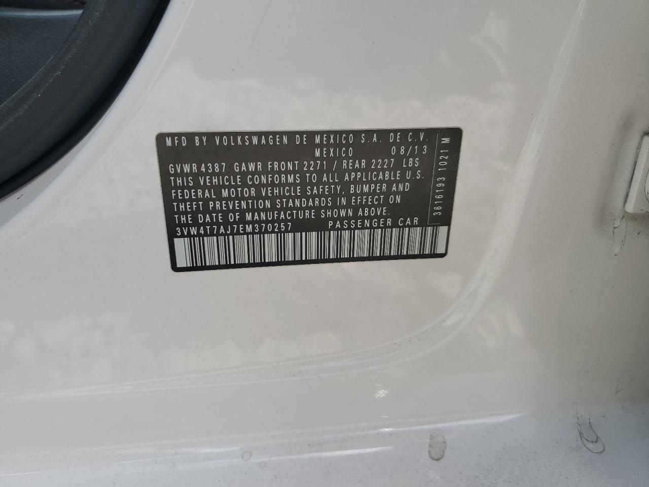 2014 VOLKSWAGEN JETTA