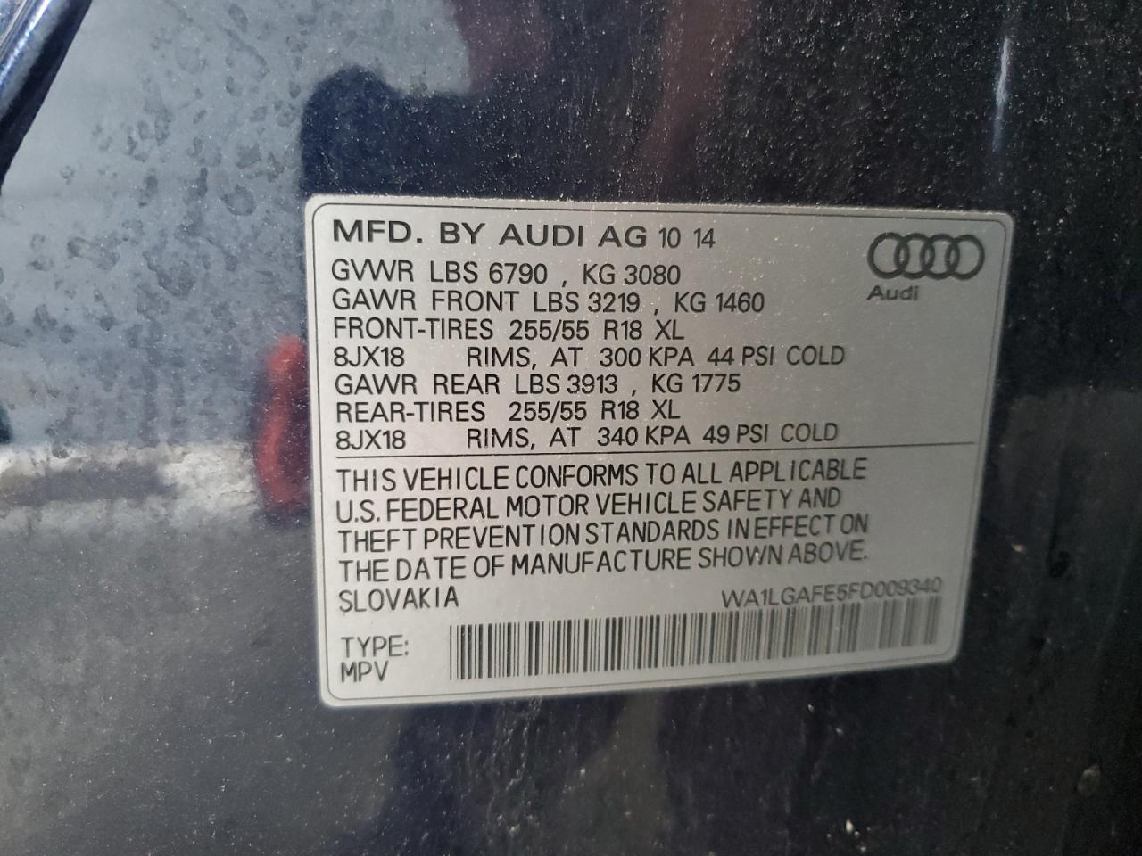 2015 AUDI Q7