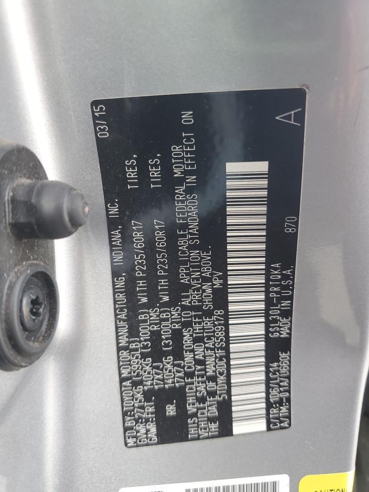 2015 TOYOTA SIENNA
