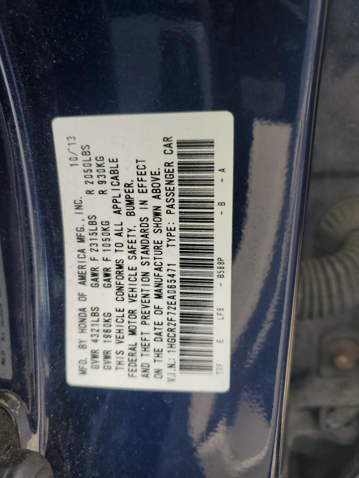 2014 HONDA ACCORD
