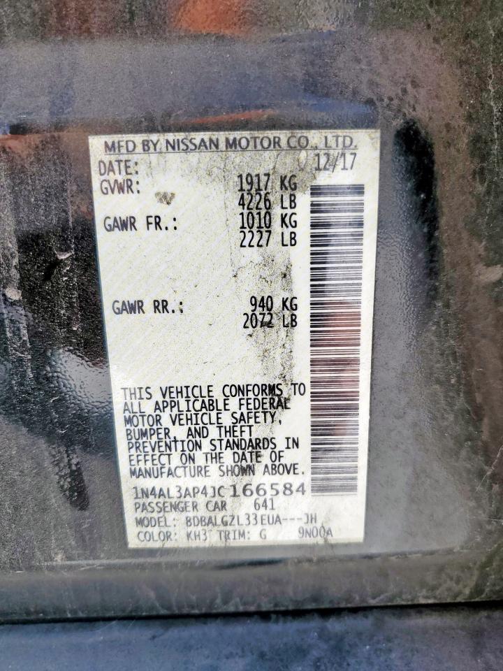 2018 NISSAN ALTIMA