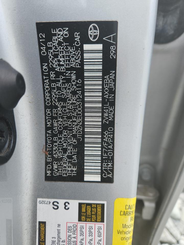 2012 TOYOTA PRIUS V