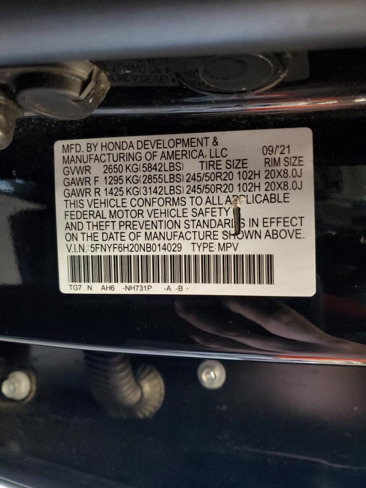 2022 HONDA PILOT