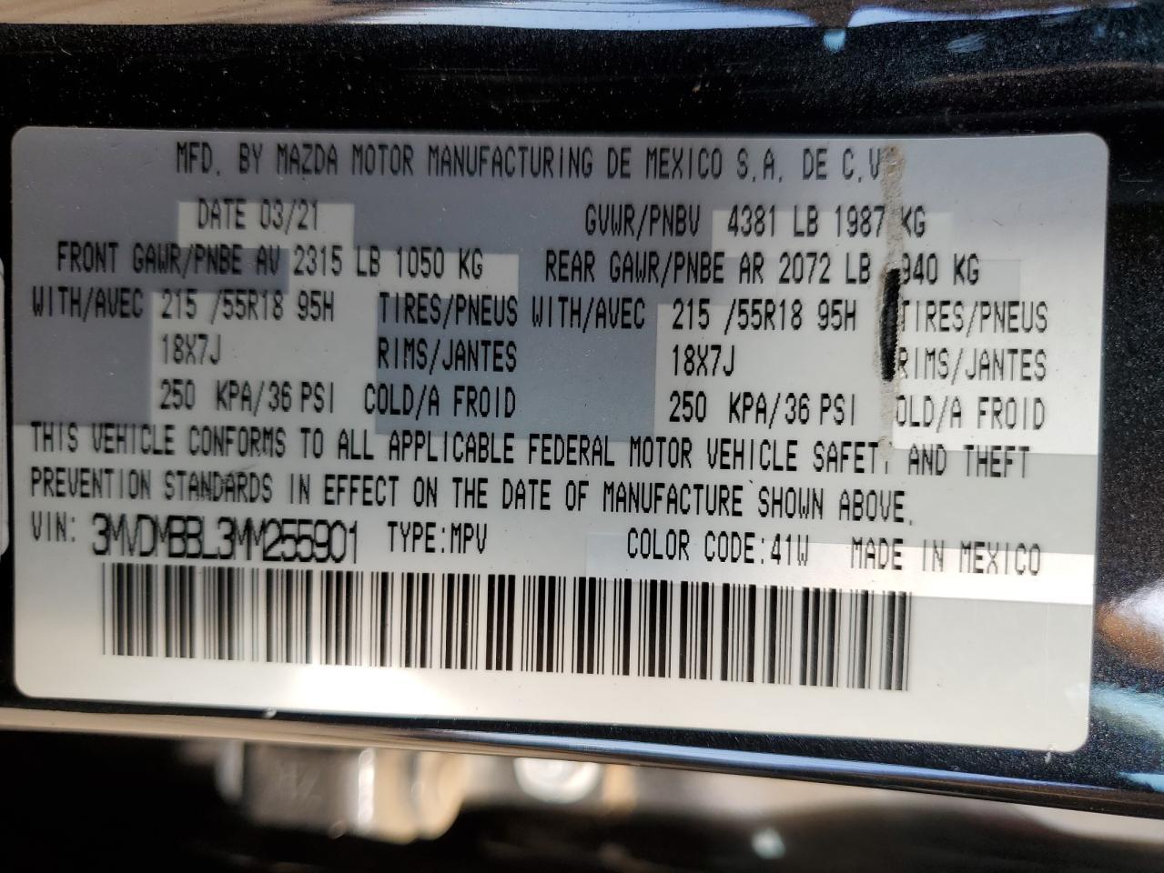2021 MAZDA CX-30