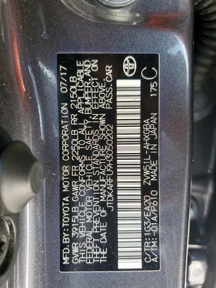 2017 TOYOTA PRIUS