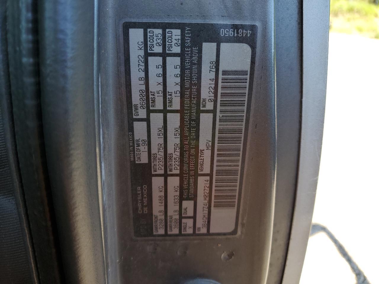 1990 DODGE Ramcharger