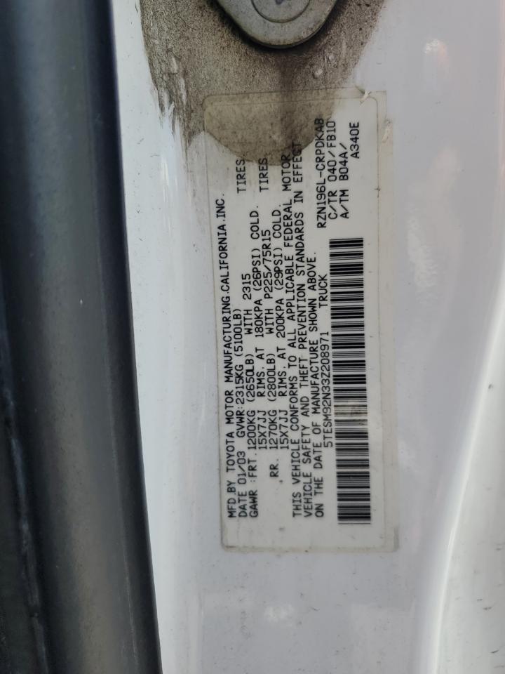 2003 TOYOTA TACOMA