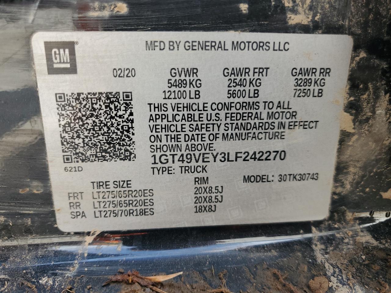 2020 GMC Sierra