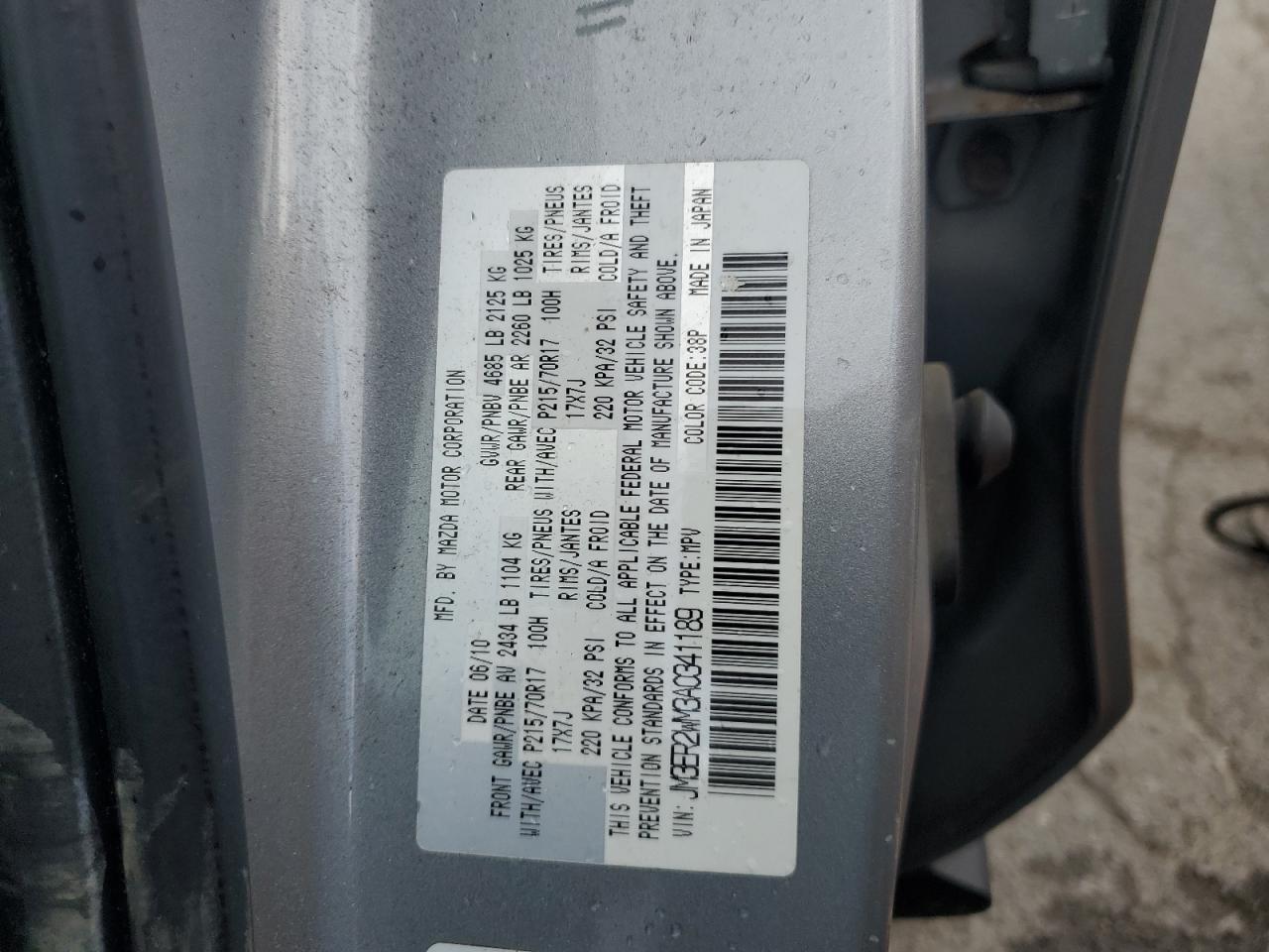 2010 MAZDA CX-7