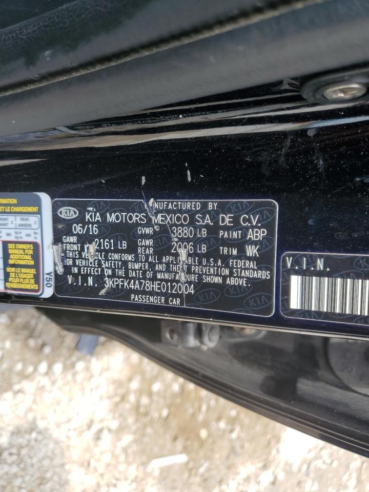 2017 KIA FORTE