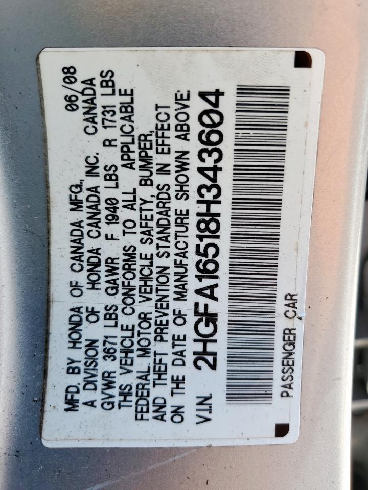 2008 HONDA CIVIC