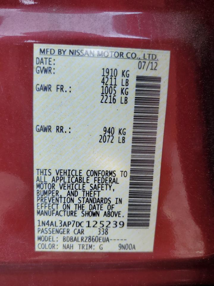 2013 NISSAN ALTIMA