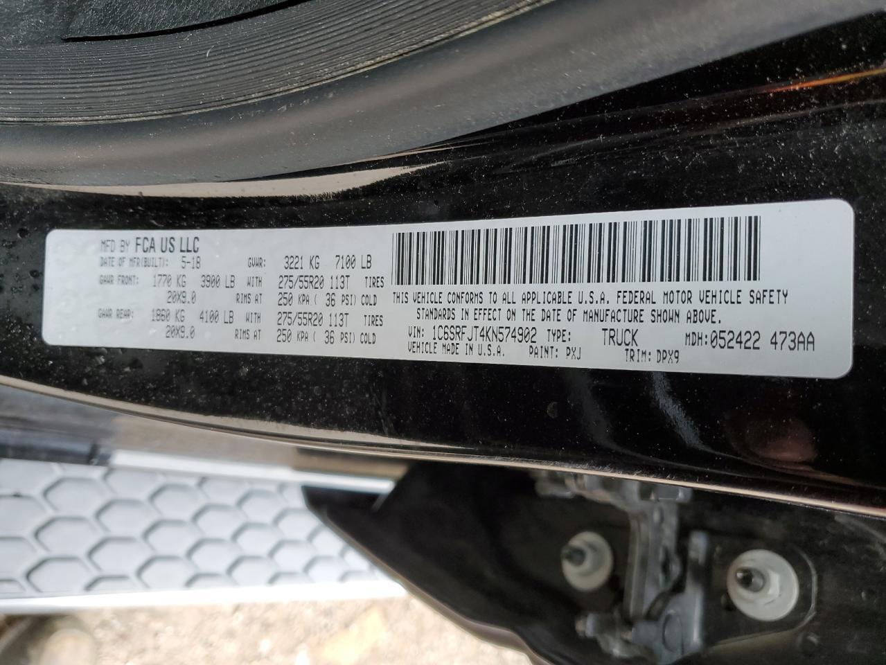 2019 RAM 1500