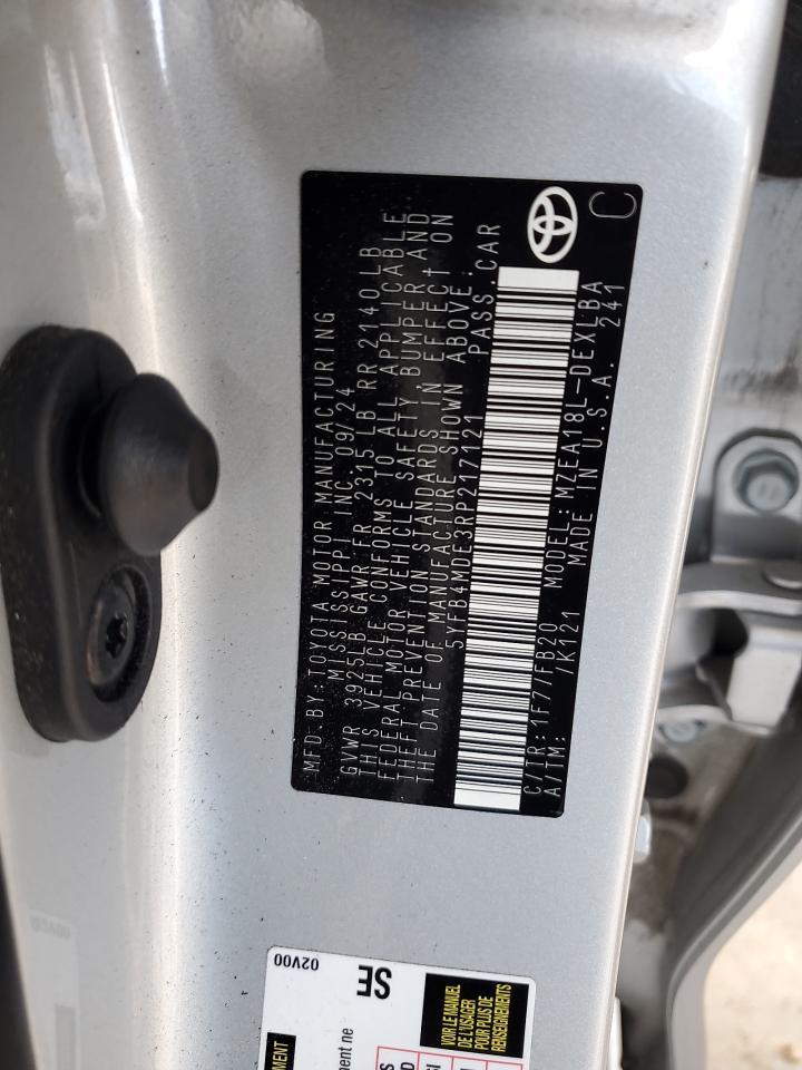 2024 TOYOTA COROLLA