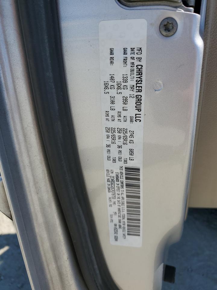 2012 DODGE GRAND CARAVAN