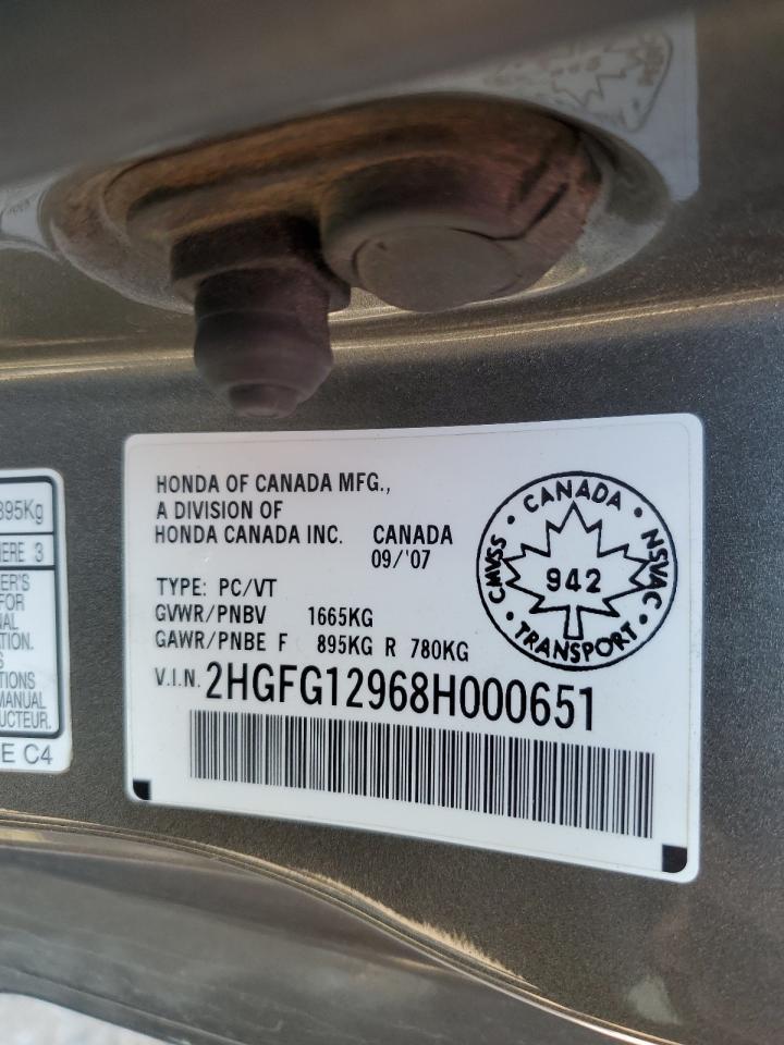 2008 HONDA CIVIC