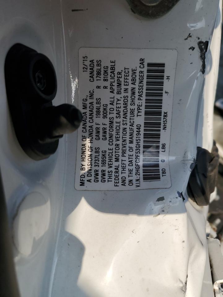 2016 HONDA CIVIC