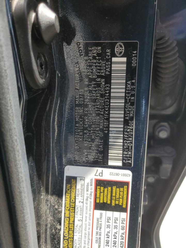2014 TOYOTA CAMRY