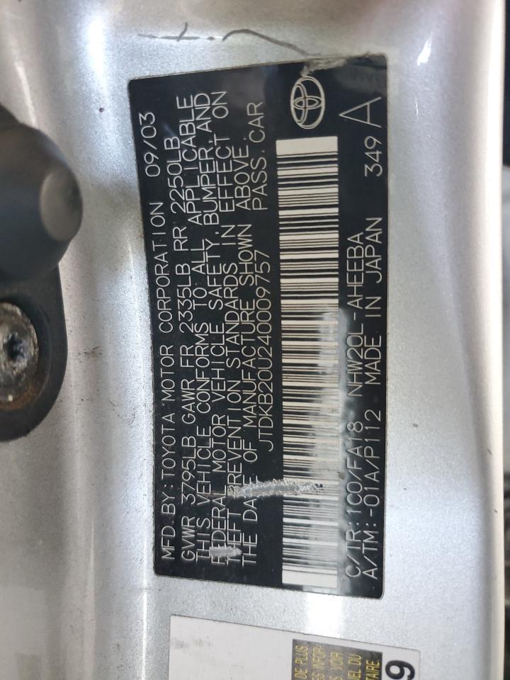 2004 TOYOTA PRIUS