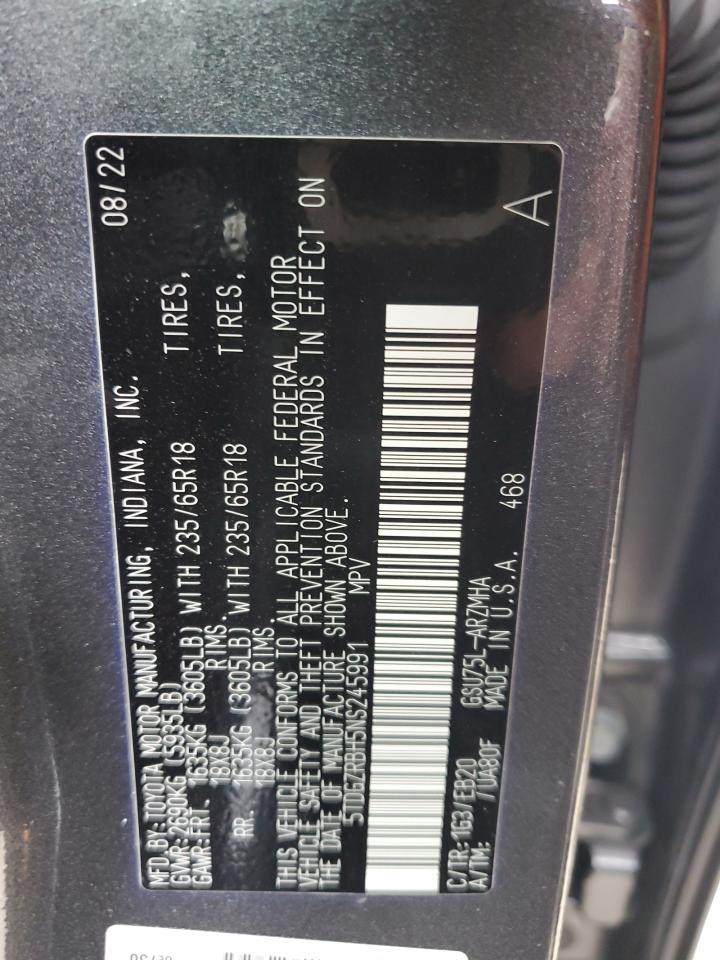 2022 TOYOTA HIGHLANDER