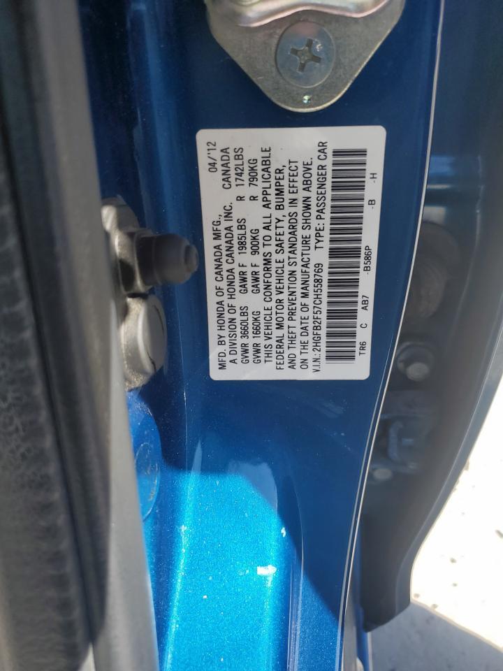2012 HONDA CIVIC