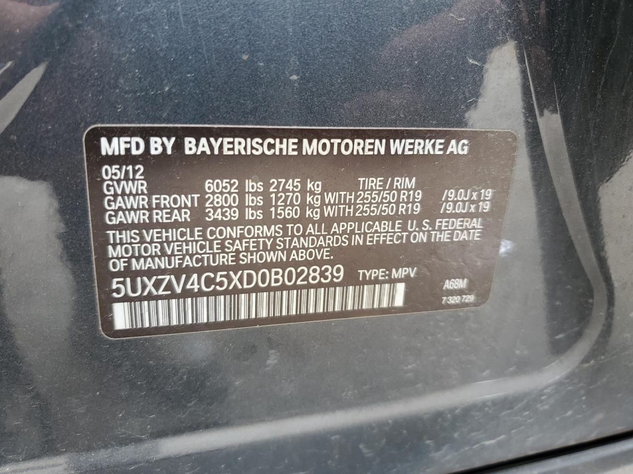 2013 BMW X5