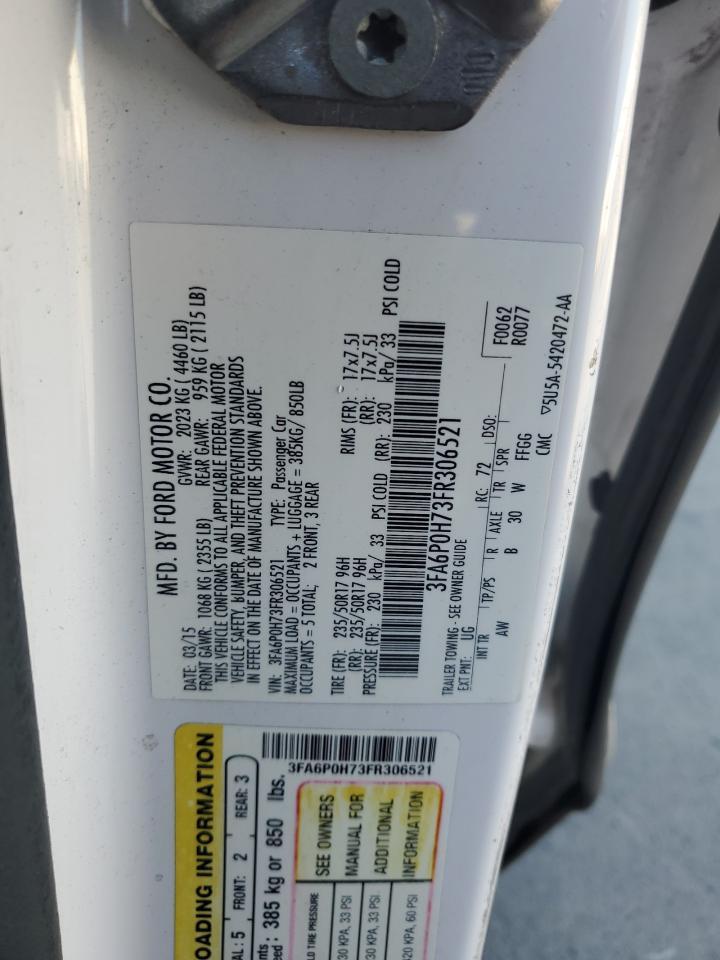 2015 FORD FUSION