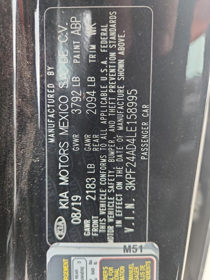 2020 KIA FORTE