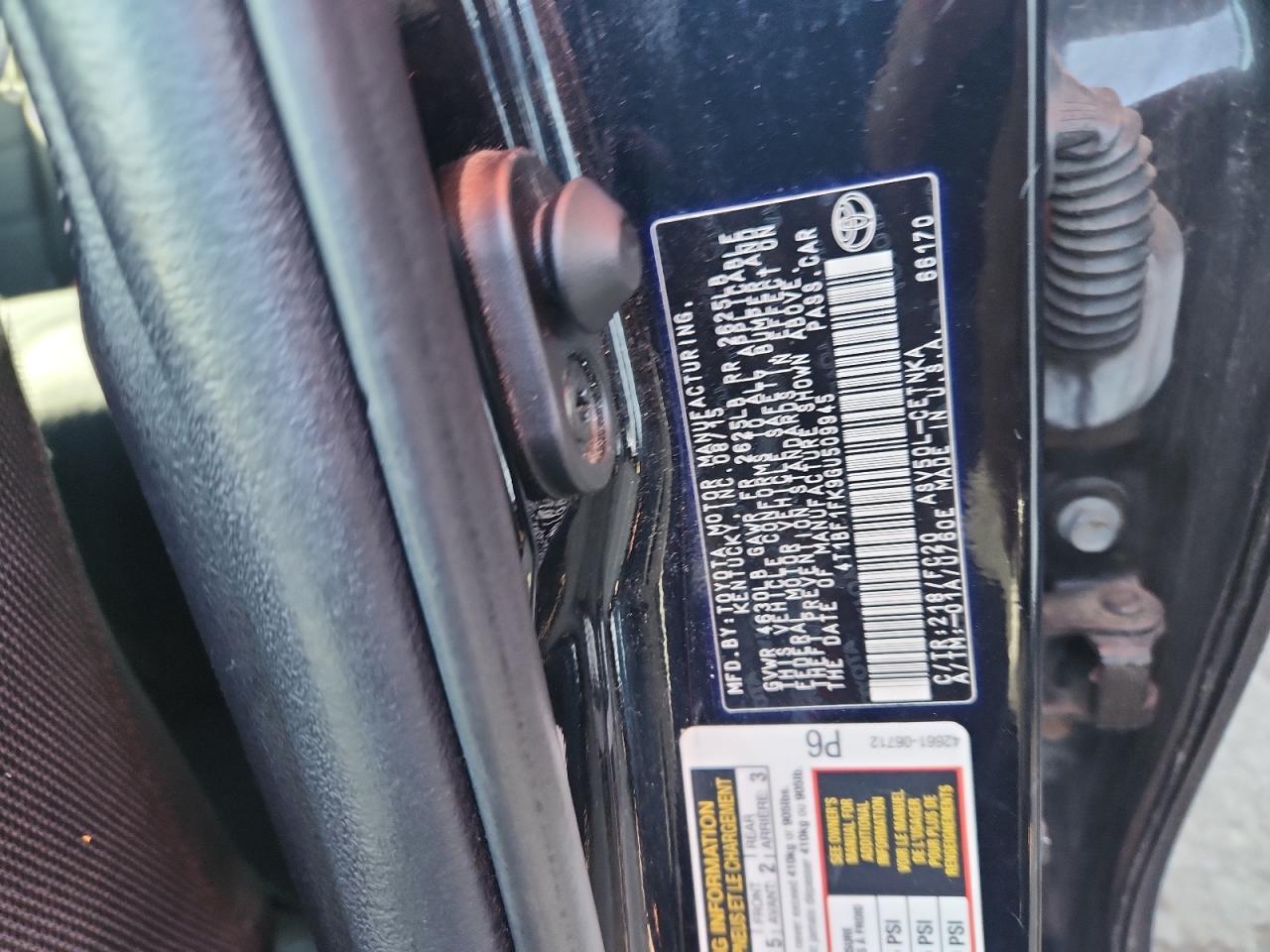 2016 TOYOTA CAMRY