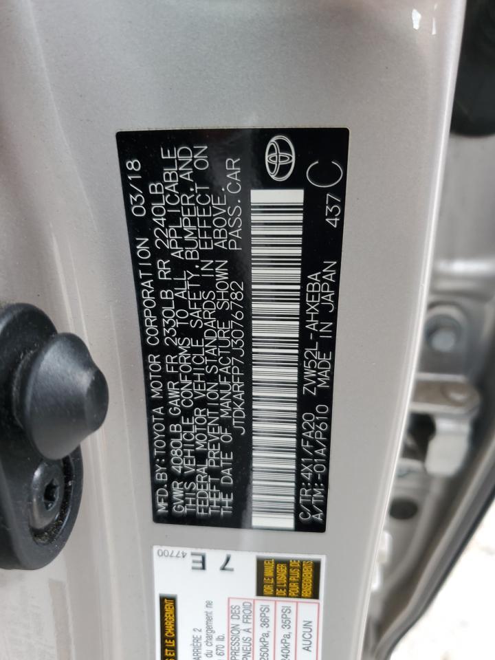 2018 TOYOTA PRIUS