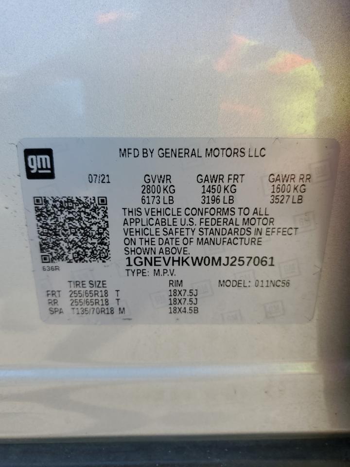 2021 CHEVROLET TRAVERSE