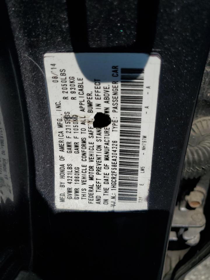 2014 HONDA ACCORD