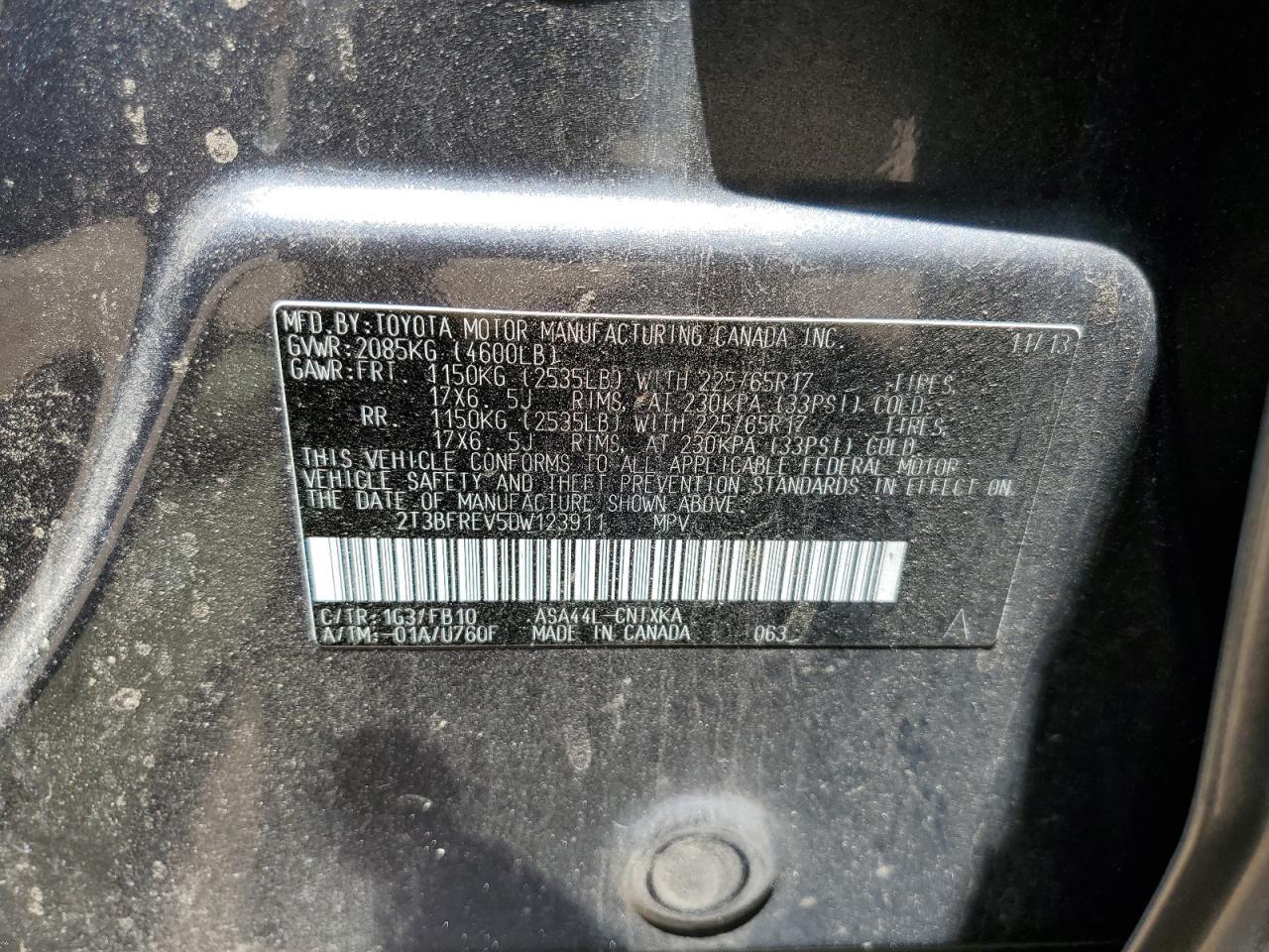 2013 TOYOTA RAV4