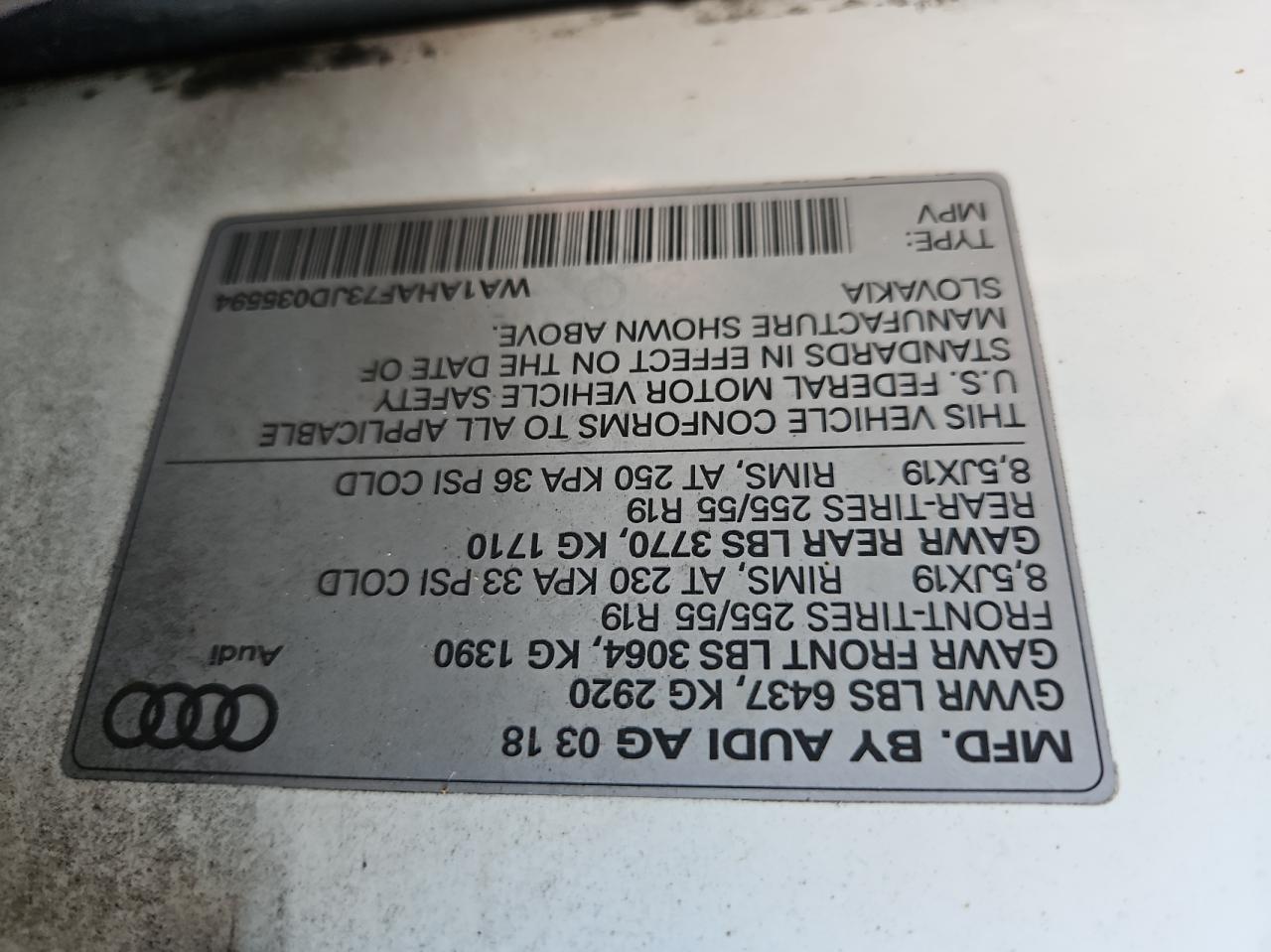 2018 AUDI Q7