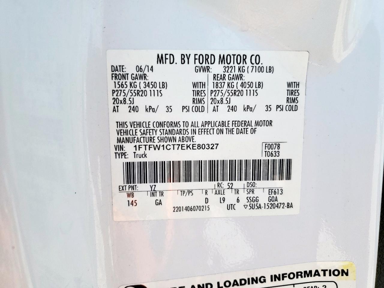 2014 FORD F-150