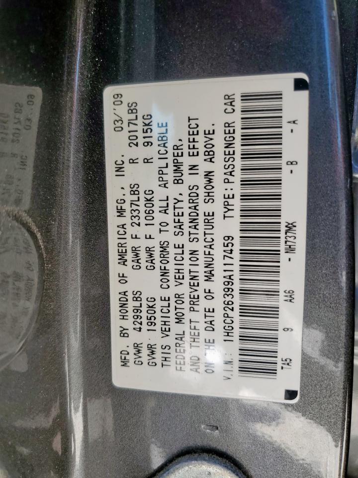 2009 HONDA ACCORD