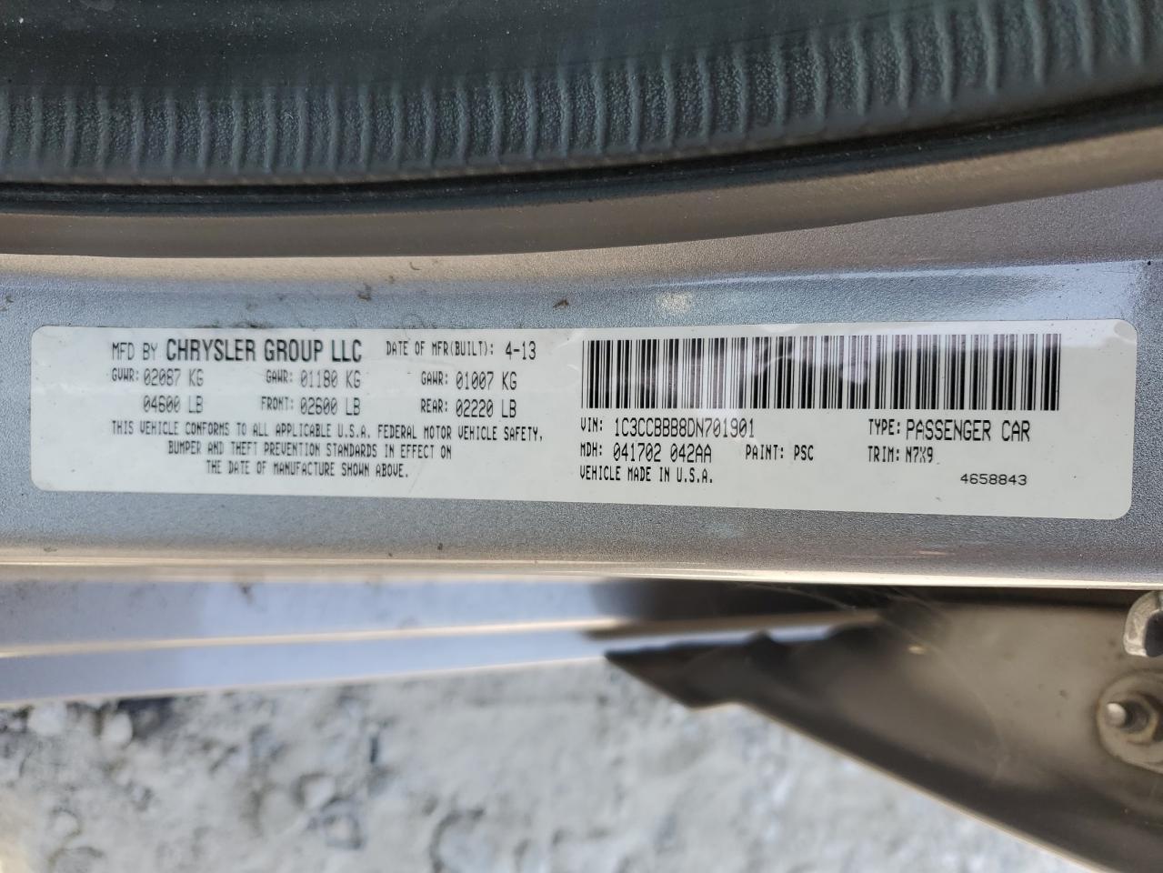 2013 CHRYSLER 200