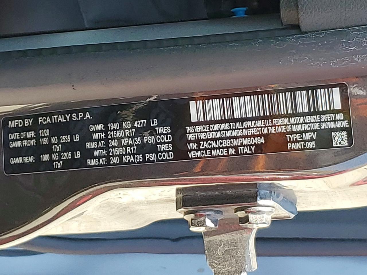 2021 JEEP Renegade