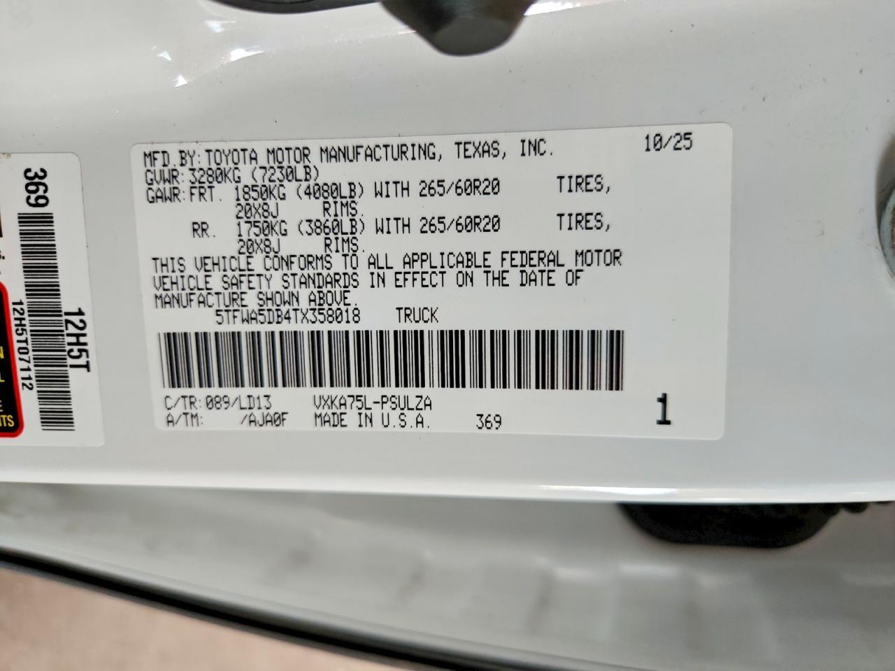 2026 TOYOTA TUNDRA