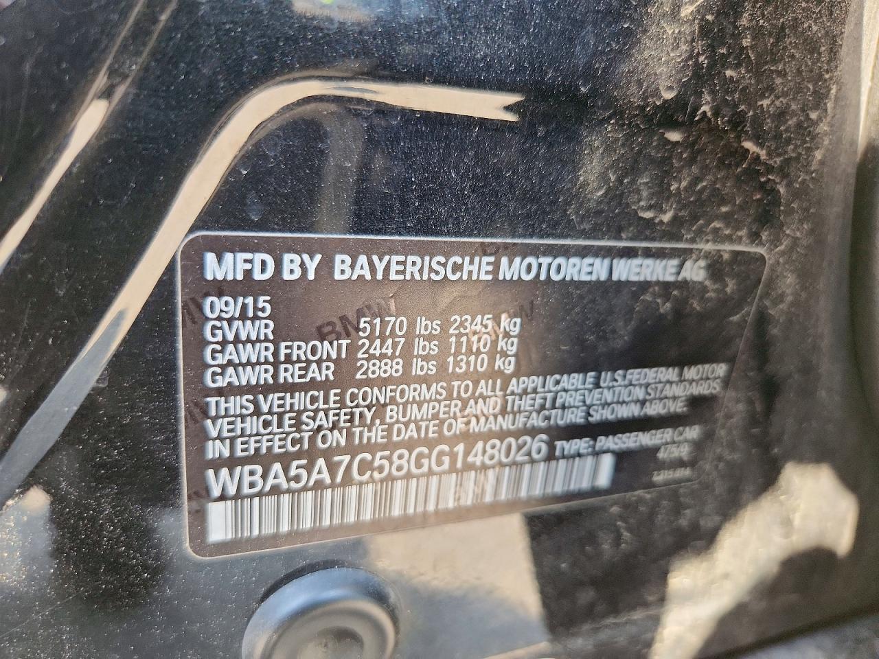 2016 BMW 5 series