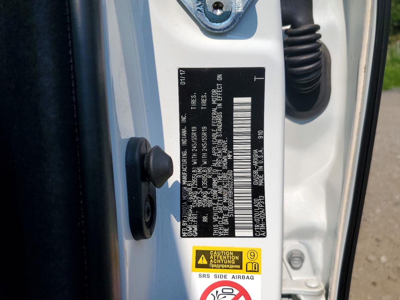 2017 TOYOTA Highlander Hybrid