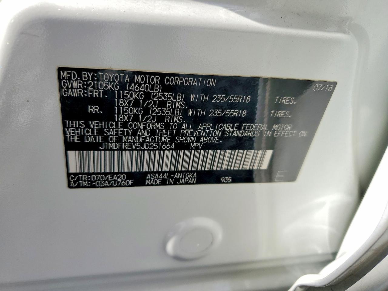 2018 TOYOTA RAV4