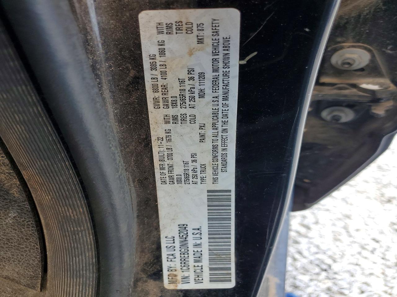 2022 RAM 1500